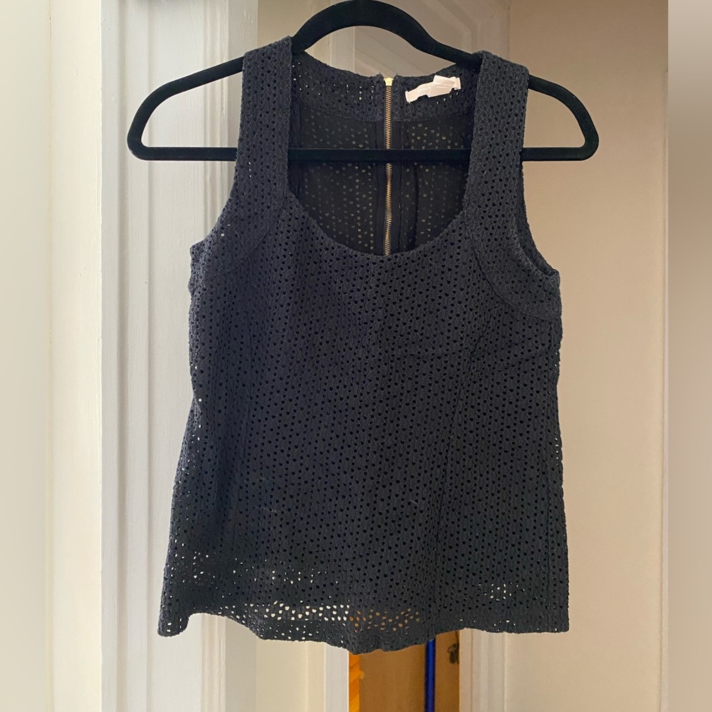 Banana Republic Knit Tank Full Zipper - 0